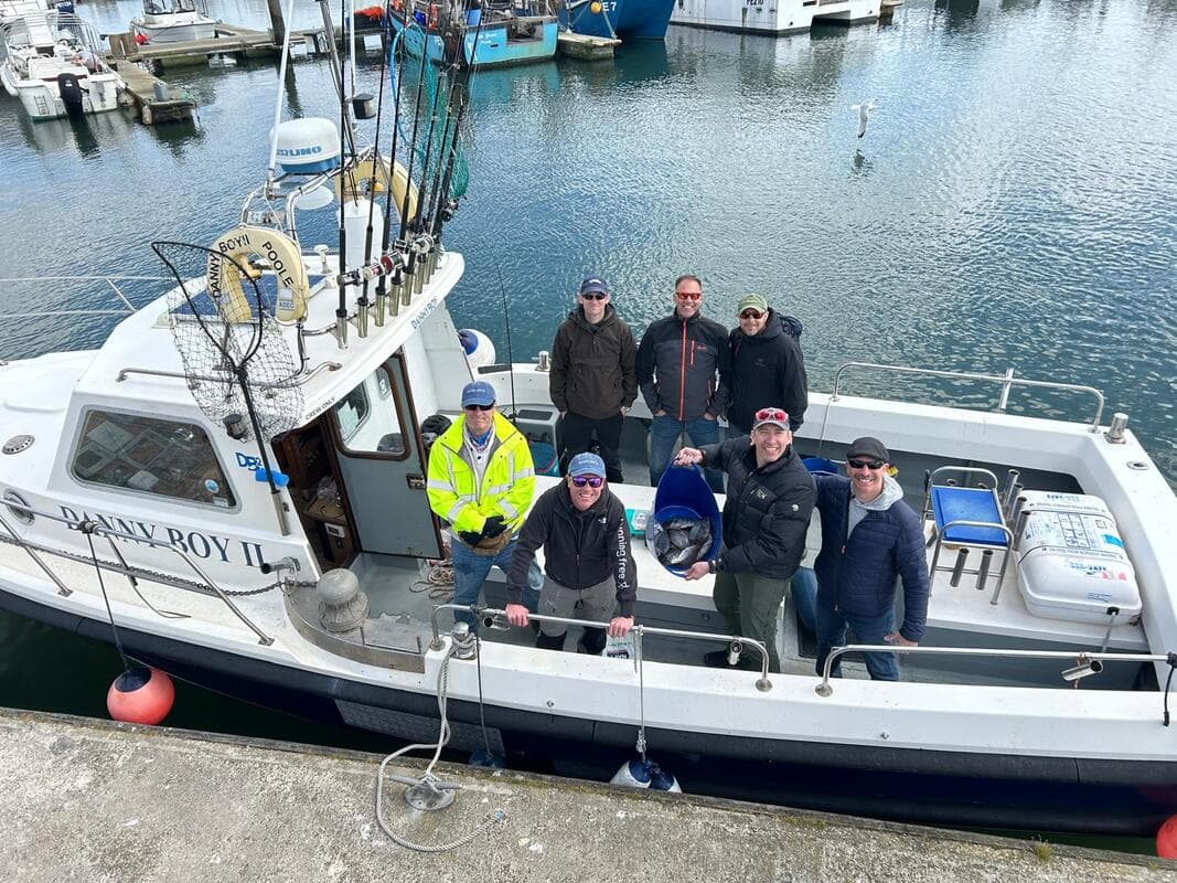 Danny Boy 2 charter fishing boat at Poole Marina